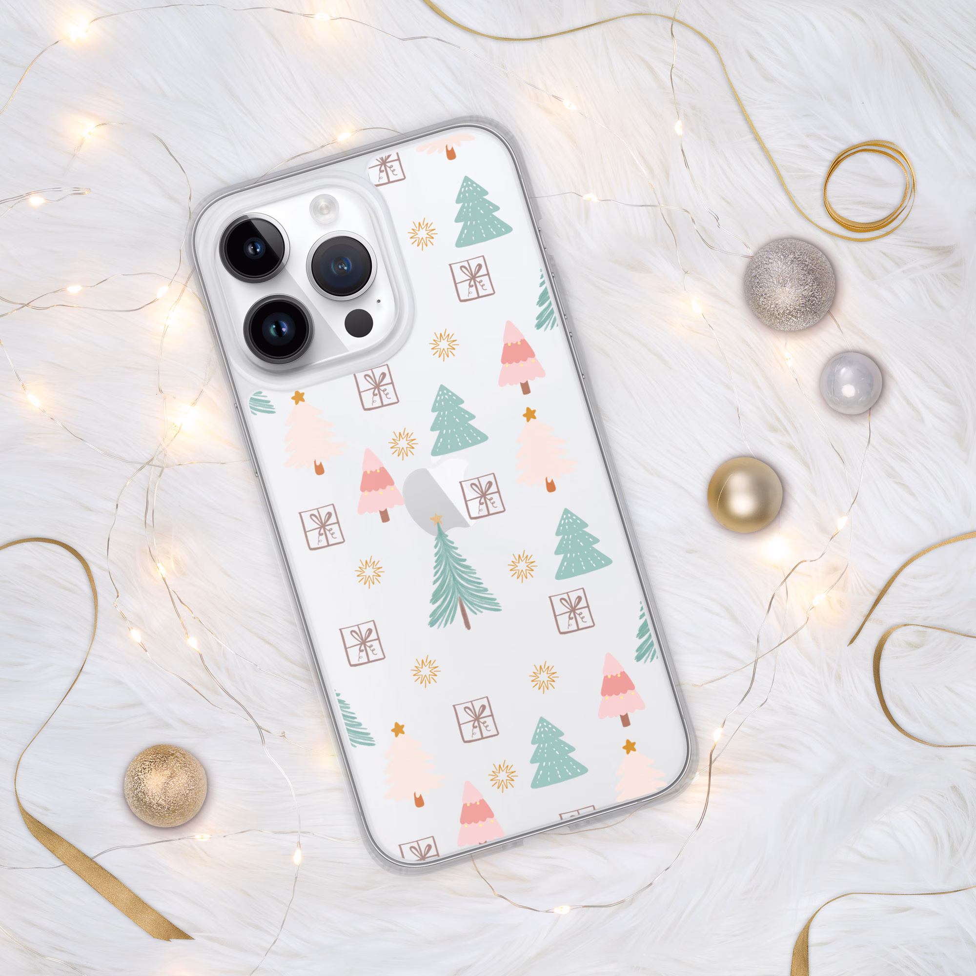 Clear Case for iPhone® - Christmas Trees - Image 14